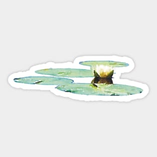 Lily Pads Flowering Sticker